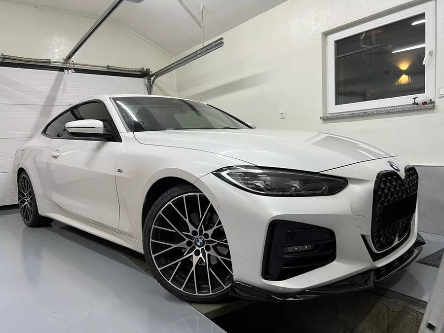 Spoiler anteriore lama Lucido per BMW Serie 4 G22 G23 solo M 2020-2024