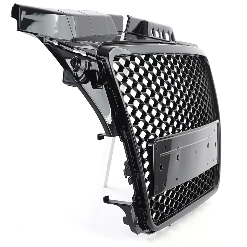 Griglia Sport a nido d'ape nera lucida senza emblema per Audi A3 8P 08-13