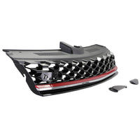 Griglia Sport nera lucida senza emblema per VW Golf 7 GTD GTI Facelift 17-20