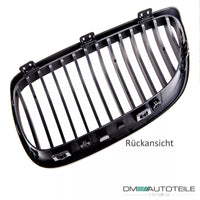SET Griglia nera opaca per BMW Serie 3 E92 E93 Coupe Cabrio 06-10