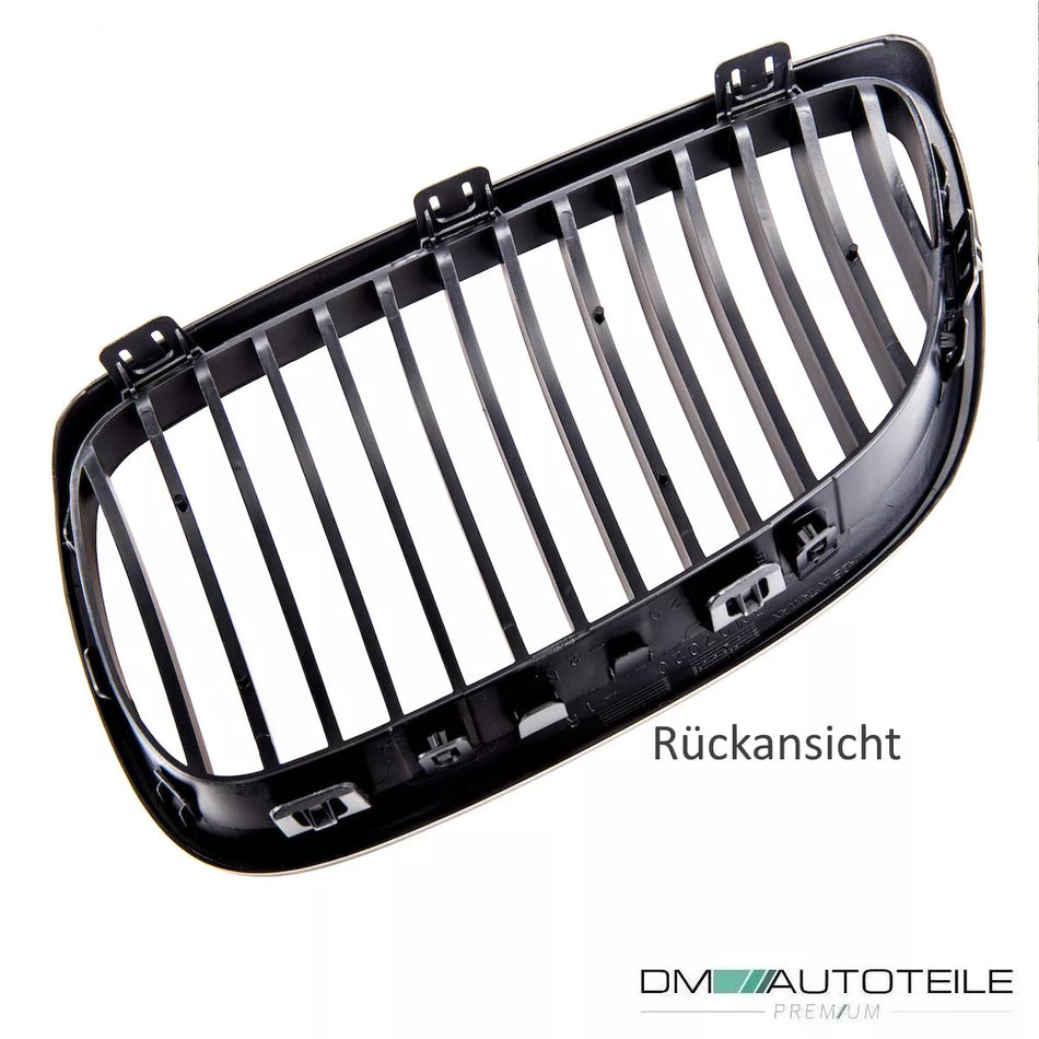 SET Griglia nera opaca per BMW Serie 3 E92 E93 Coupe Cabrio 06-10
