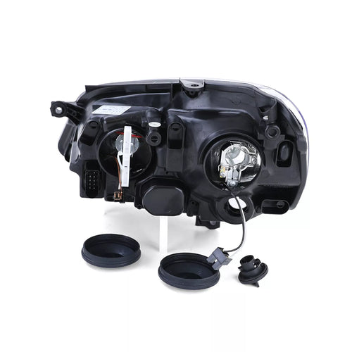 Faro proiettore H7 H1 + motore LWR destro per Vw Polo 9N3 05-09