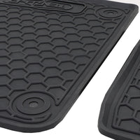 Tappetini auto in gomma neri set premium per VW Touran 1T 03-15