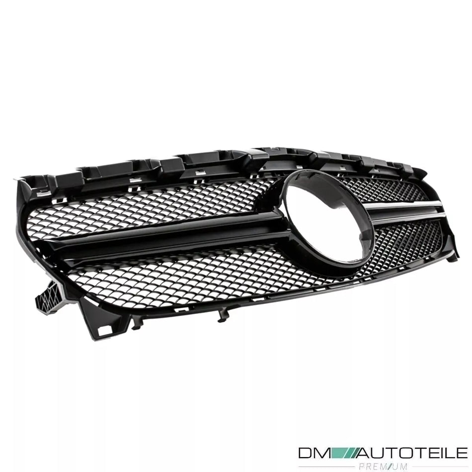 Griglia Sportiva nera lucida per Mercedes C117 W117 CLA mopf + 45 AMG