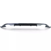 Diffusore posteriore doppio scarico singolo Nero per VW Golf 7 GTI 13-17