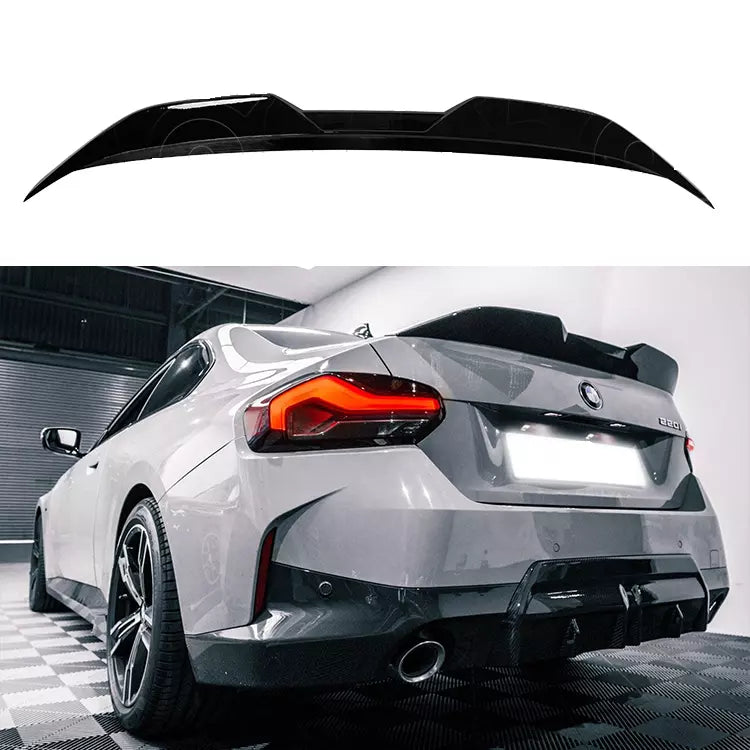 Spoiler Posteriore Bagagliaio Nero Lucido per BMW Serie 2 G42 Coupè +M