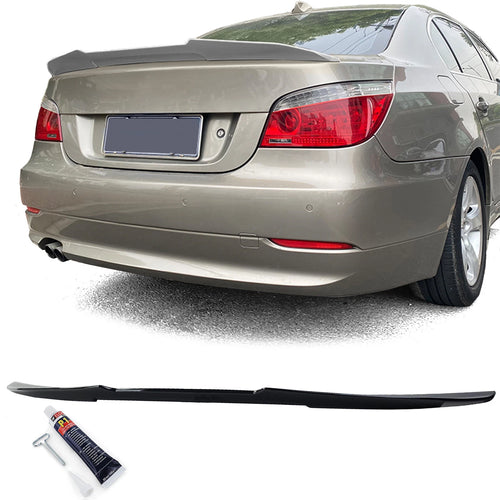 Spoiler posteriore Ducktail nero lucido per BMW Serie 5 E60 berlina 03-10