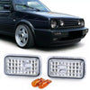 trasparente frecce laterali cromate Vw Golf 1 2 Polo 86C Jetta Corrado Scirocco