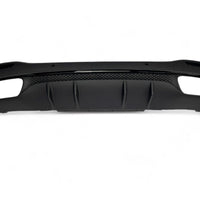 Diffusore + Terminali di Scarico 2X2 (NERO) per MERCEDES W167 GLE SUV