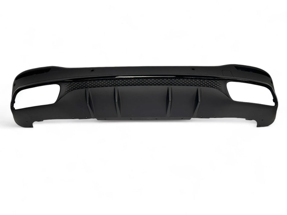 Diffusore + Terminali di Scarico 2X2 (NERO) per MERCEDES W167 GLE SUV