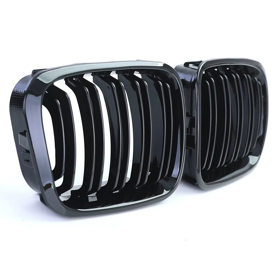 Griglia doppio ponte Performance lucida adatta per BMW E46 berlina Touring 98-01