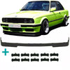 Spoiler anteriore lama anteriore Nero + 10 clip di montaggio 87-94 per BMW E30