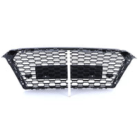 Griglia radiatore favi sport senza emblema nero lucido per Audi A4 B9 8W 15-19