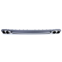 Diffusore posteriore inserto + terminali per Audi A4 B8 berlina Avant 07-11