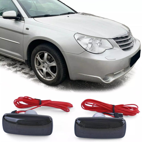 Frecce laterali LED Lightbar nere per Chrysler Sebring 06-10