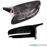 Set copri specchietti Sportivi retrovisori neri lucidi per BMW G30 G31 G11 G12