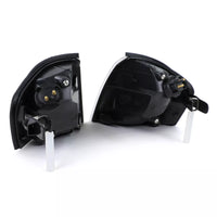 Frecce vetro trasparente cromate adatte per Mercedes W202 C Classe 93-00