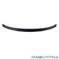 Spoiler Posteriore Nero Lucido forma a V leggera per BMW M4 F82