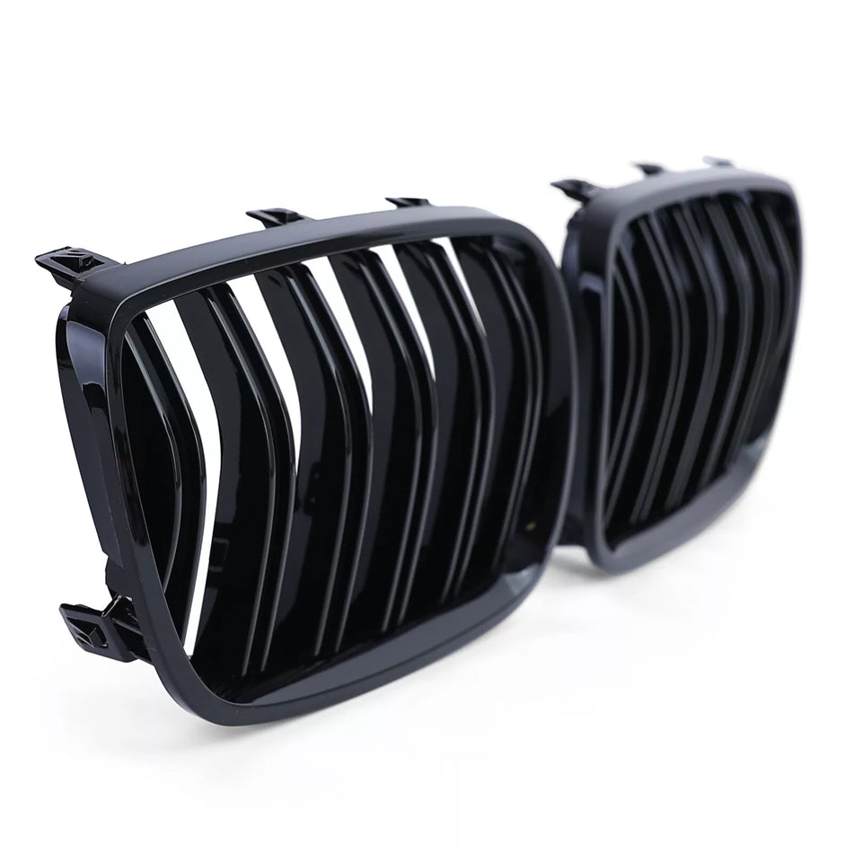 Griglia Sport doppia barra prestazioni lucida adatta, per BMW X3 E83 06-11