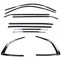 Set modanature Shadow Line nere lucide adatte per BMW X3 G01 dal 2017