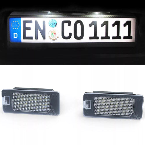 Illuminazione targa LED bianca 6000K adatta, per BMW E39 E60 E70 E71 E82 E88