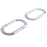 Frecce laterali bordi acciaio inox per VW T5 Golf 3 4 Seat Ibiza Ford Fiesta