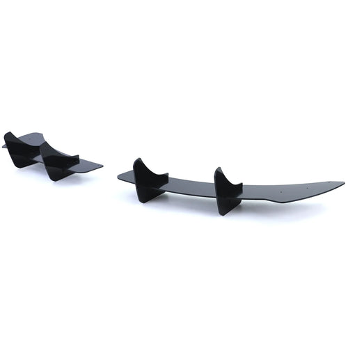 Diffusore posteriore sportivo splitter nero lucido per VW Golf 6 R20 08-13