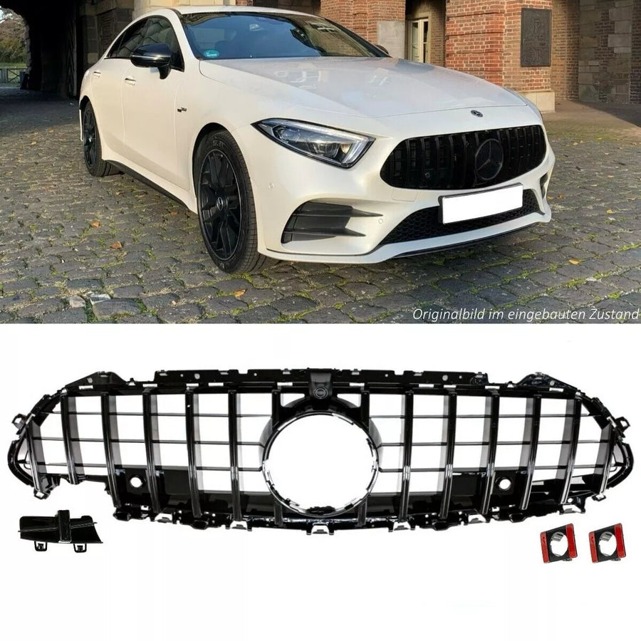 Griglia nera per Mercedes CLS C257 anche fotocamera Sport-Panamericana