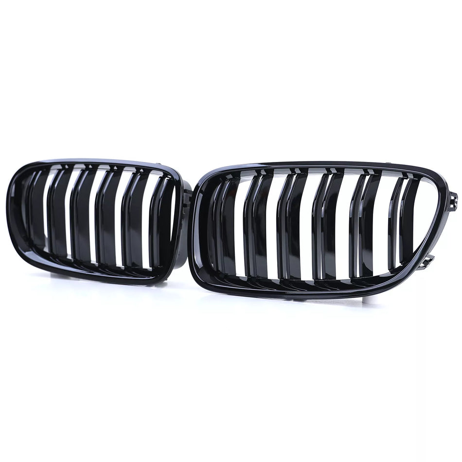 Griglia Sport doppia barra prestazioni lucida, per BMW Serie 5 F10 F11 10-17