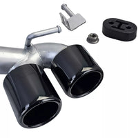 Terminale scarico duplex 4 tubi look conversione per BMW F30 F31 320 325 328 330