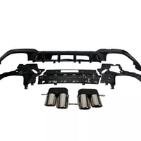 DIFFUSORE + MARMITTE (CROMO) per BMW SERIE 3 G20 / G20 2019-2022 con M