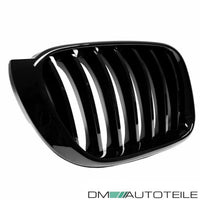 2x Griglia nera lucida per BMW X3 F25 X4 F26 2014>