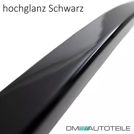 Spoiler anteriore lama Nero Lucido + 10 clip di montaggio 87-94 per BMW E30 – vista 2
