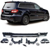 Kit diffusore posteriore + terminali cromati per Mercedes GLS X166 15-19