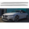 Pellicola minigonne laterali nera per M BMW Serie 4 F32 F33 F36