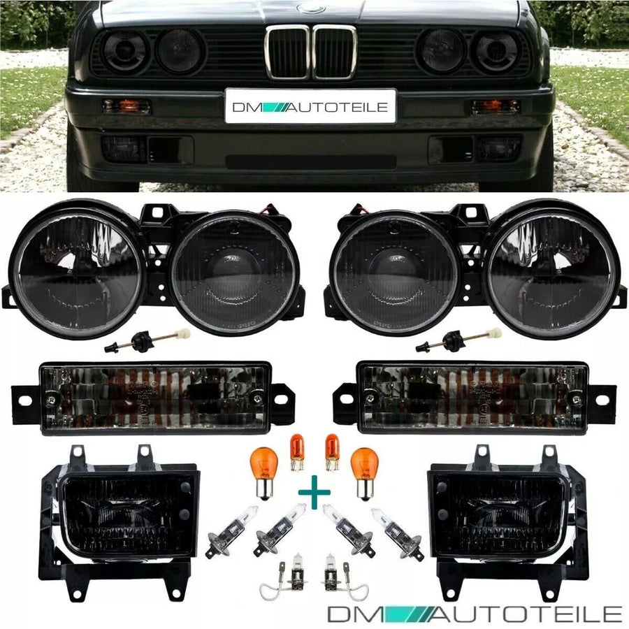 Frecce frecce set fendinebbia Nero per BMW E30 1987