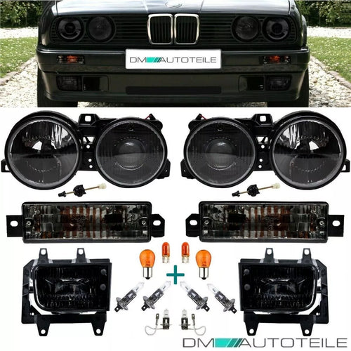 Frecce frecce set fendinebbia Nero per BMW E30 1987