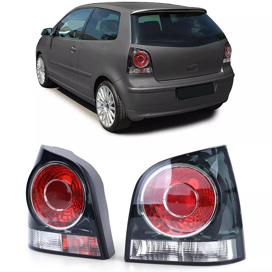 Fanali posteriori neri per Vw Polo 9N3 05-09