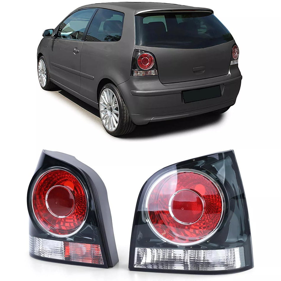 Fanali posteriori neri per Vw Polo 9N3 05-09