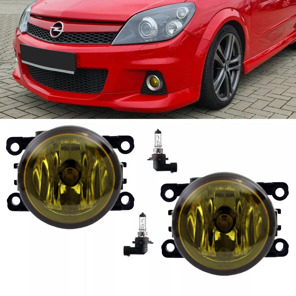 SET FENDINEBBIA giallo vetro per Opel Corsa Astra G H Twin Top B
