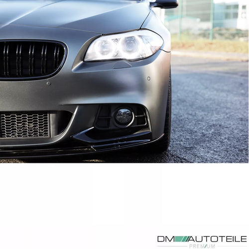 Spoiler anteriore Lippe Nero Lucido per BMW F10 F11 M Sport