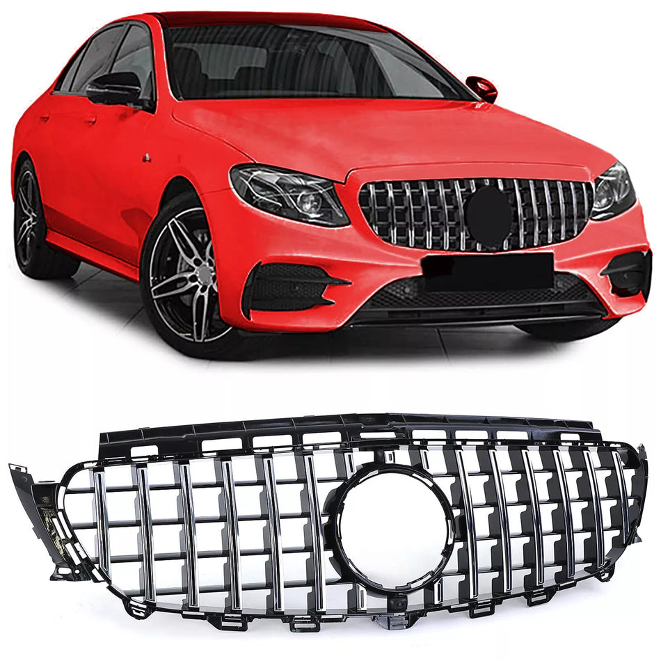 Griglia Sport nera cromata adatta per Mercedes E W213 S213 C238 A238 16-20