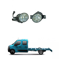 Kit Fendinebbia + LED TFL Cromo per Nissan Renault vari modelli 2001