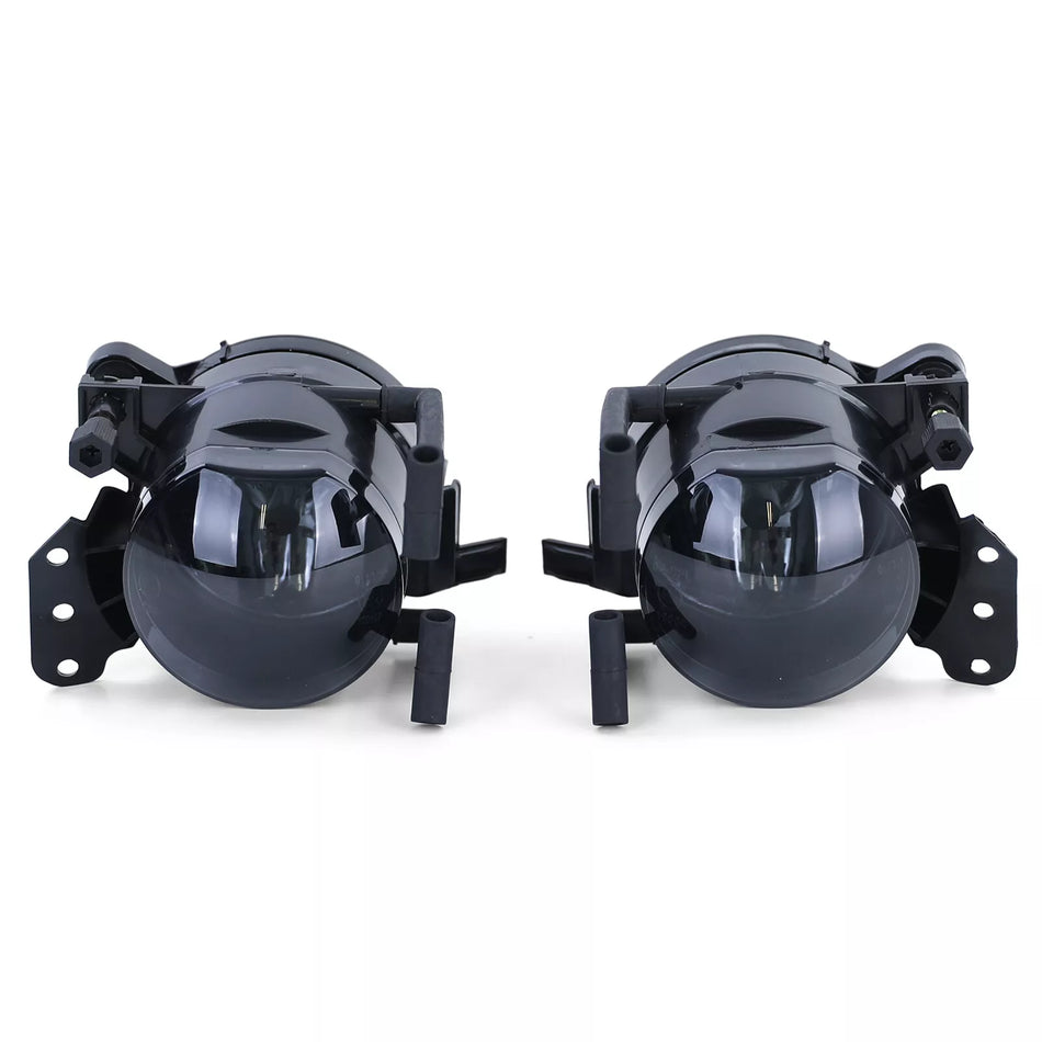 Coppia fendinebbia vetro trasparente HB4 nero fumo adatti, per BMW E60 E61 03-07