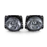 Fari vetro trasparente nero smoke per VW Golf 2 83-91