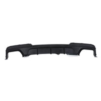 Diffusore posteriore lucido + terminali 4 tubi, performance, per BMW F10 F11 535