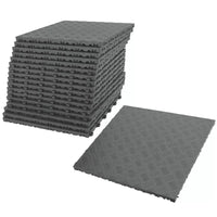 Piastrelle a scatto lamiera scogliera pavimento fiera showroom garage 40x40