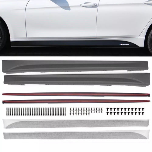 set minigonne laterali + attacchi opachi + pellicola per BMW F30 F31