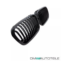 Griglia nera barra singola per BMW E46 Touring 98-01