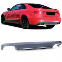 Paraurti doppio tubo diffusore posteriore per Audi A5 8T Coupe 11-17 senza SLine